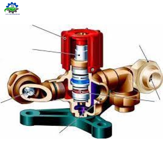 van trộn nước và hơi nước nóng dynafluid 3000
